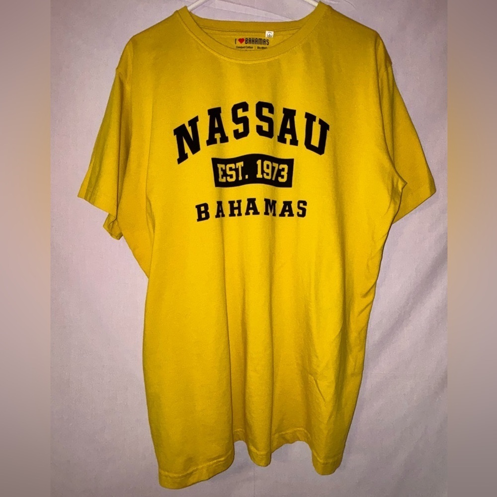 Yellow Bahamas Graphic Tee